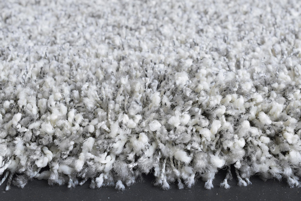 Twilight Shaggy -  039-0001 6699  - White Silver-  Rugs and Runners- CIRCLES/SQUARES AVAILABLE- MC (Copy)
