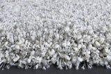 Twilight Shaggy -  039-0001 6699  - White Silver-  Rugs and Runners- CIRCLES/SQUARES AVAILABLE- MC (Copy)
