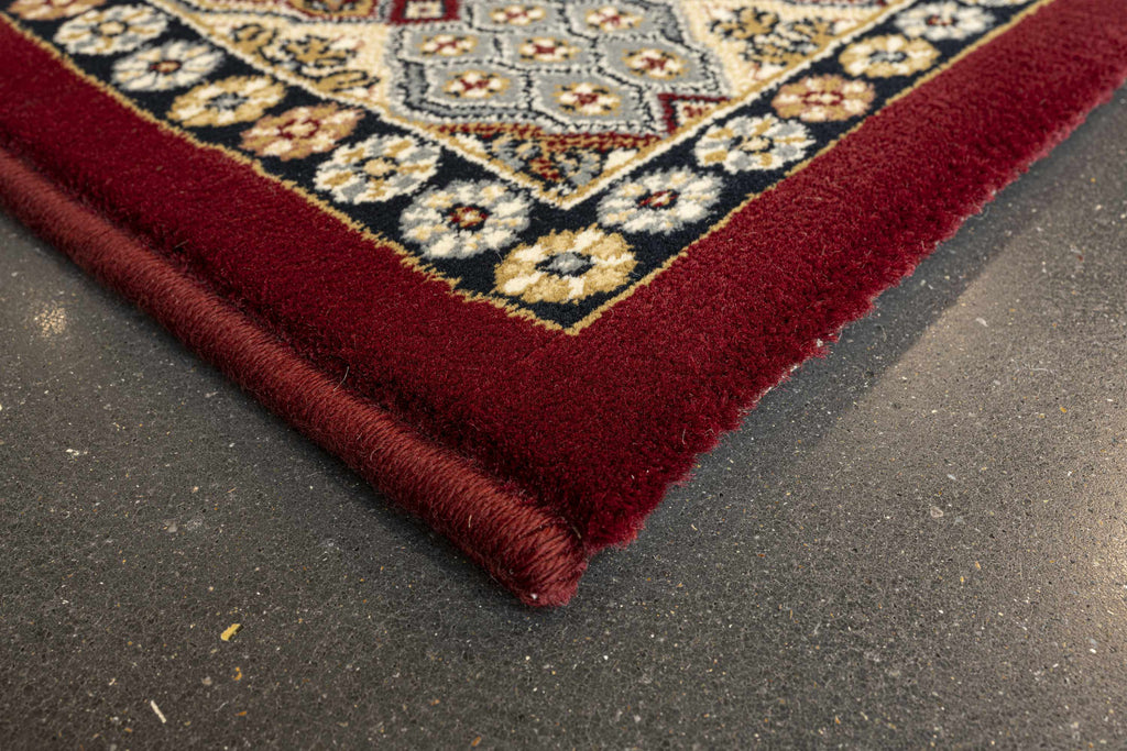 Da Vinci Rugs & Runners - 057 - 0147 1454 - Red- MC