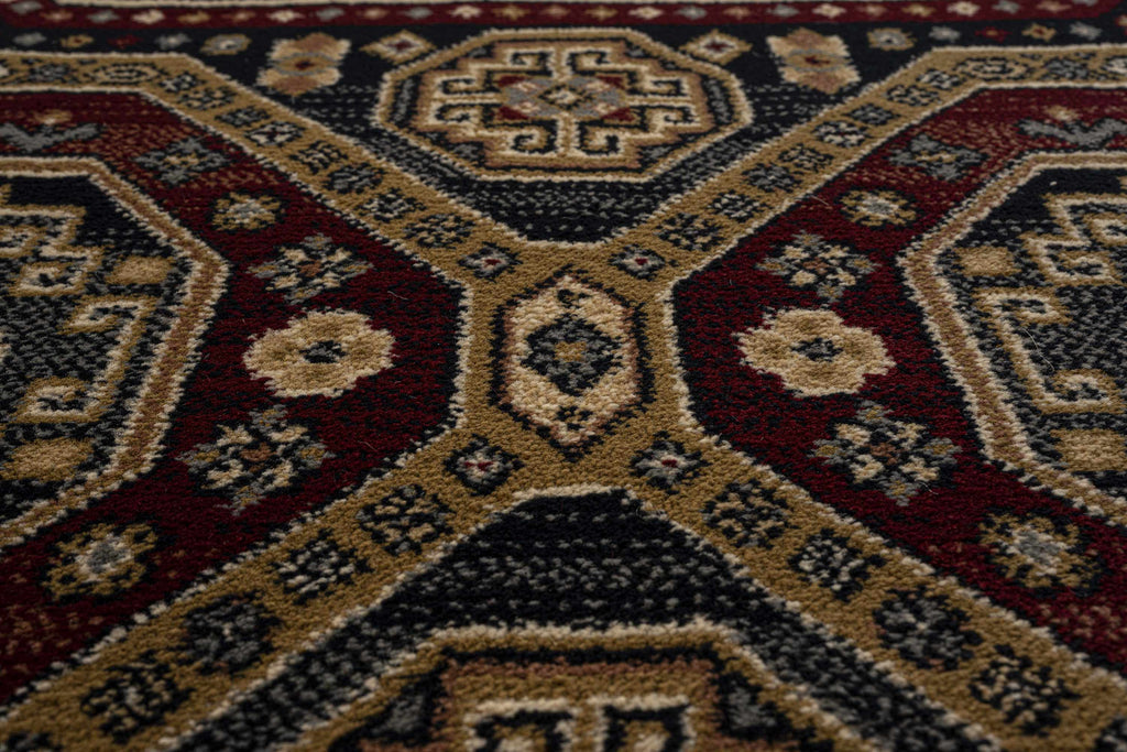 Da Vinci Rugs & Runners - 057 - 0147 1454 - Red- MC