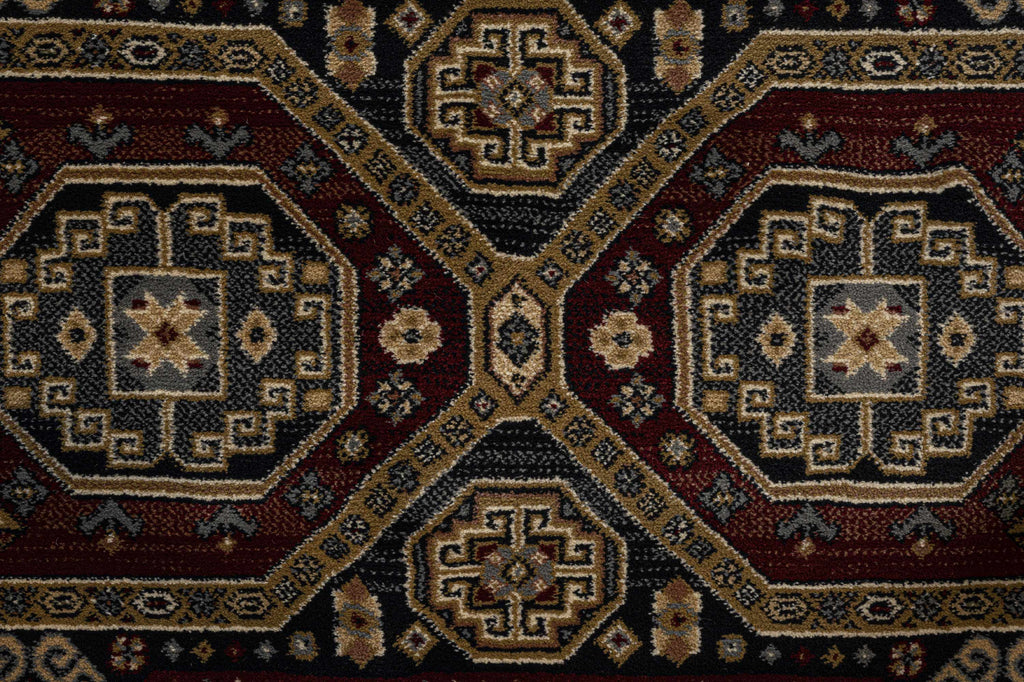 Da Vinci Rugs & Runners - 057 - 0147 1454 - Red- MC