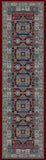 Da Vinci Rugs & Runners - 057 - 0147 1454 - Red- MC