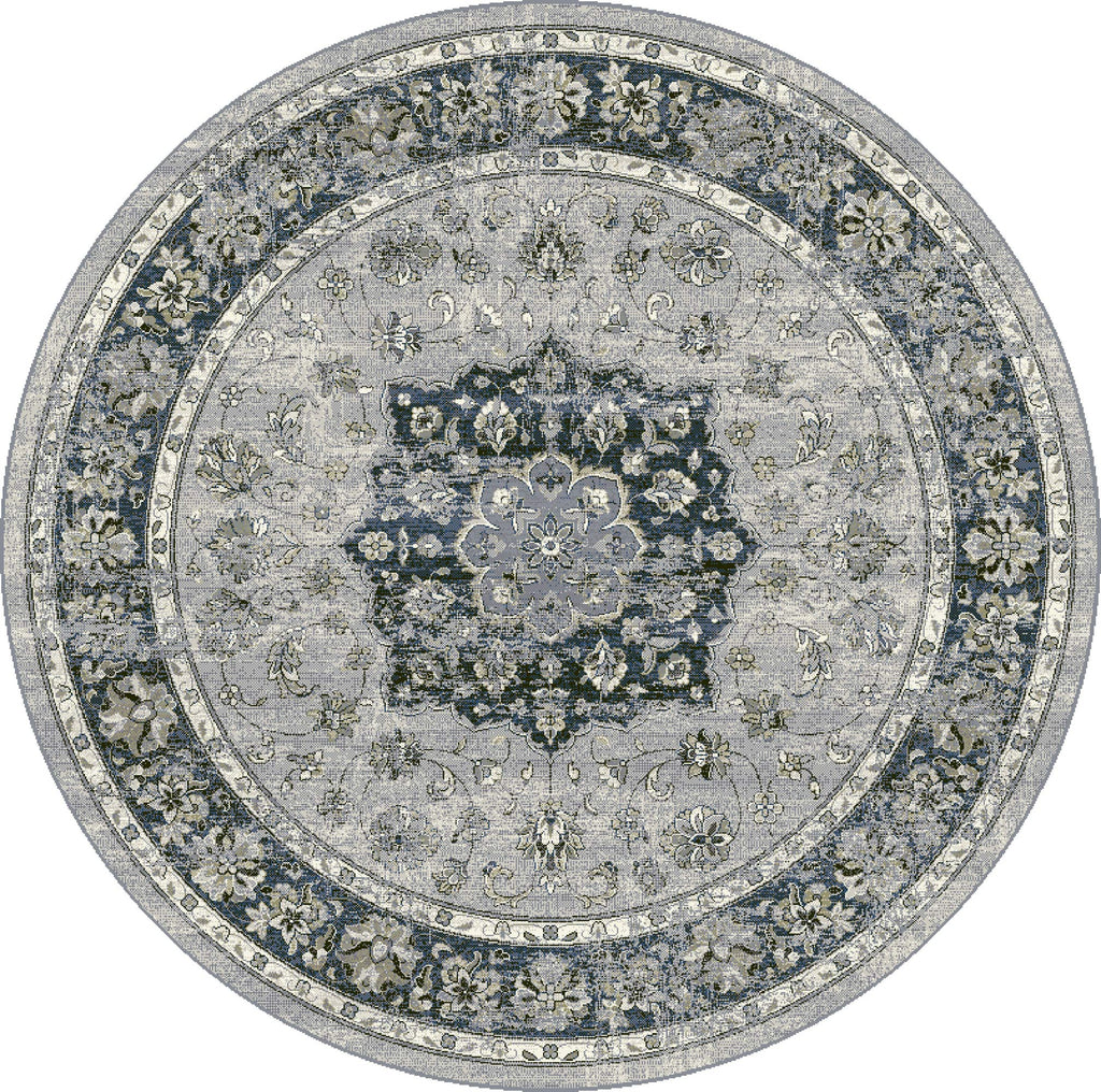Da Vinci Rugs/Runners/Circles - 057 - 0559 9686 - Blue/Grey - MC