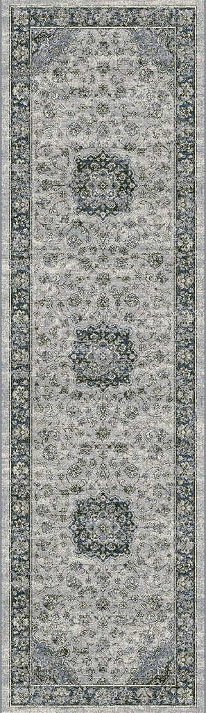 Da Vinci Rugs/Runners/Circles - 057 - 0559 9686 - Blue/Grey - MC