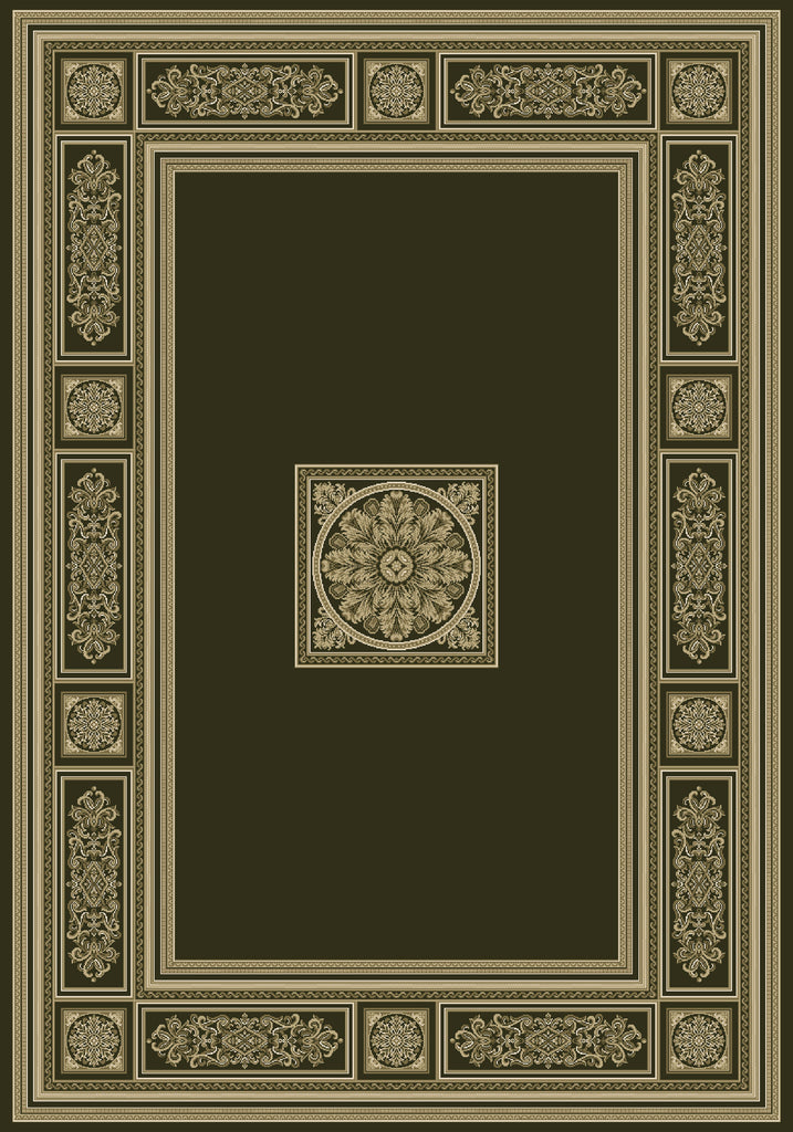 Da Vinci Rugs/Runners/Circles - 057 - 0801 3233- Gold/Black