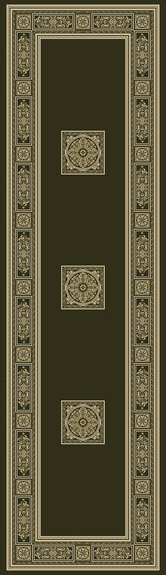 Da Vinci Rugs/Runners/Circles - 057 - 0801 3233- Gold/Black