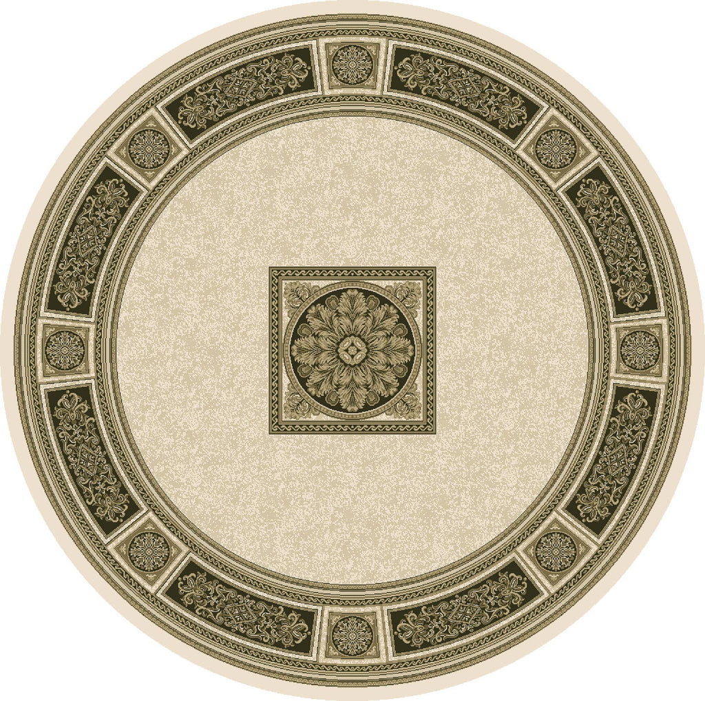 Da Vinci Rugs/Runners/Circles - 057 - 0801 6223- Gold/Cream