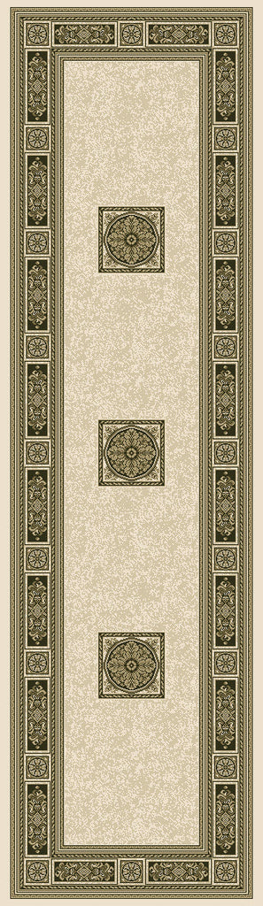 Da Vinci Rugs/Runners/Circles - 057 - 0801 6223- Gold/Cream