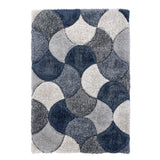 3d Scallop -Navy- Pheonox Rugs