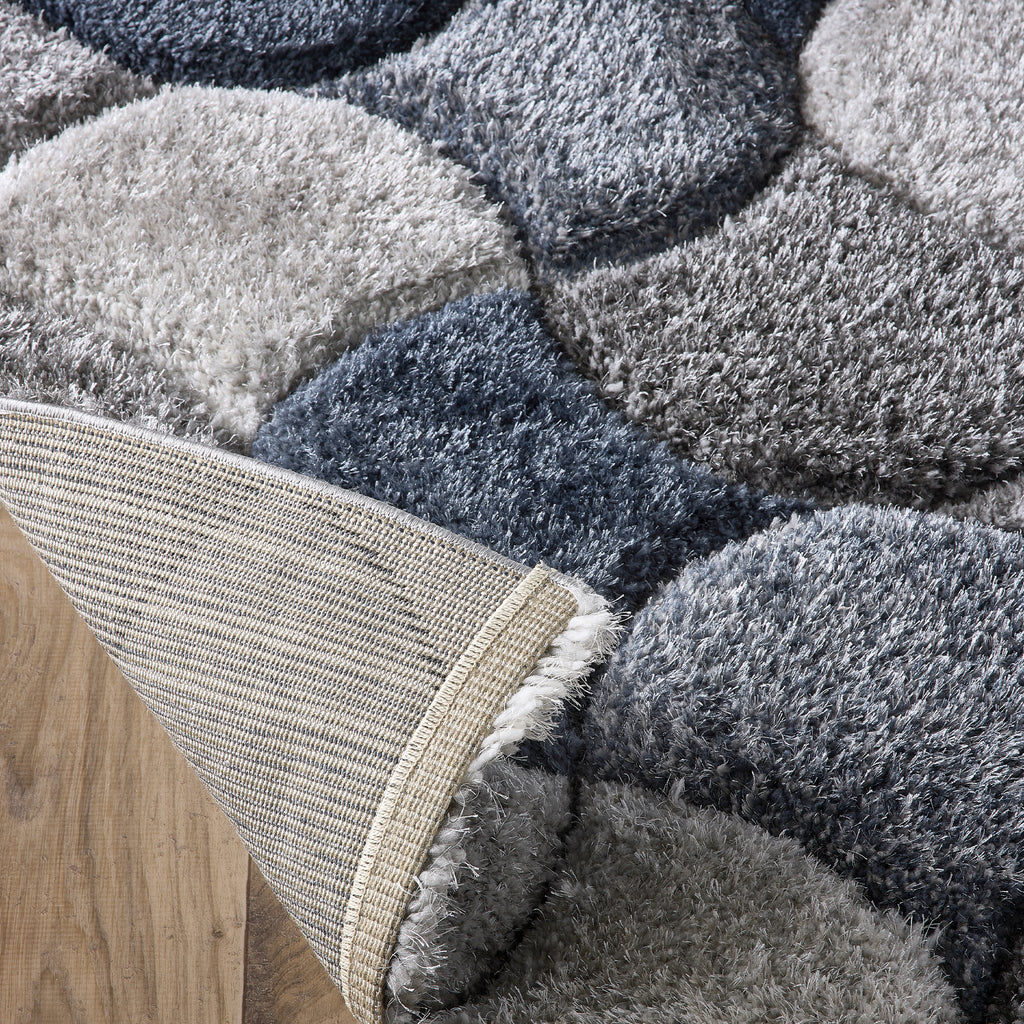 3d Scallop -Navy- Pheonox Rugs