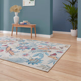 Amya - Tropical Birds - Blue - Catherine Lansfield - Think Rugs
