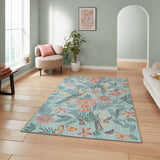 Amya - Tropical birds - Green- Catherine Lansfield - Think Rugs