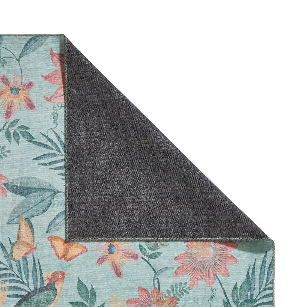 Amya - Tropical birds - Green- Catherine Lansfield - Think Rugs