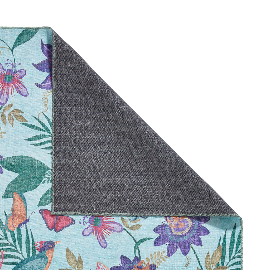 Amya - Tropical Birds - Purple -  Catherine Lansfield - Think Rugs