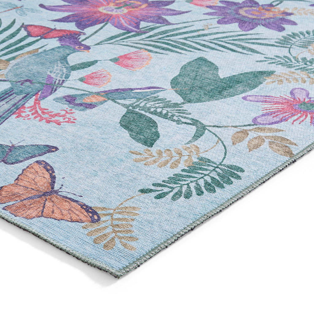 Amya - Tropical Birds - Purple -  Catherine Lansfield - Think Rugs
