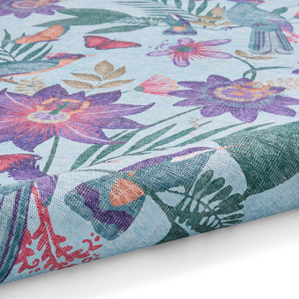 Amya - Tropical Birds - Purple -  Catherine Lansfield - Think Rugs