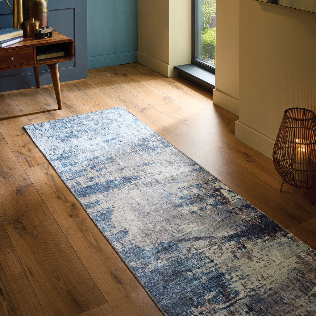 Washable Range - Arctic Scape - Ice -  Pheonox Rug