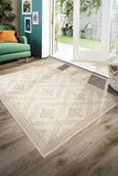Atlas Weave - Diamond -  Cream-  Pheonox Rugs