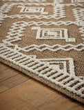 Atlas Weave - Diamond - Coffee-  Pheonox Rugs