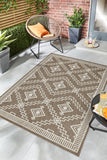 Atlas Weave - Diamond - Coffee-  Pheonox Rugs