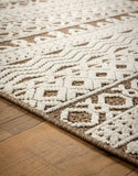 Atlas Weave - Graphic- Coffee-  Pheonox Rugs