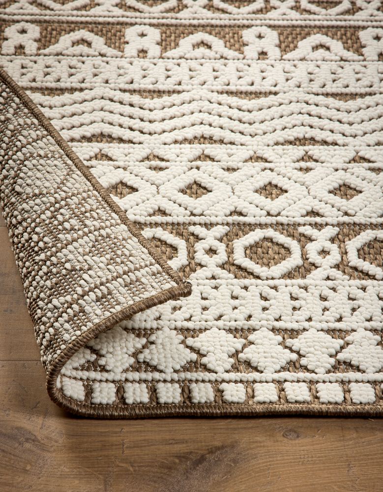 Atlas Weave - Graphic- Coffee-  Pheonox Rugs
