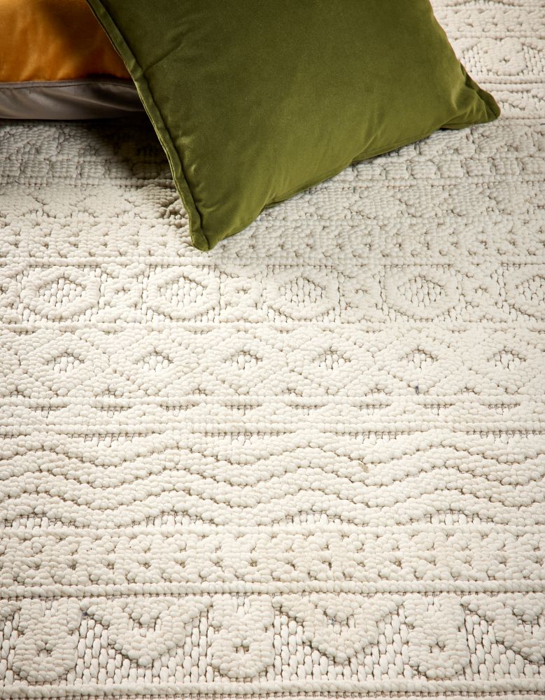 Atlas Weave - Graphic- Cream-  Pheonox Rugs