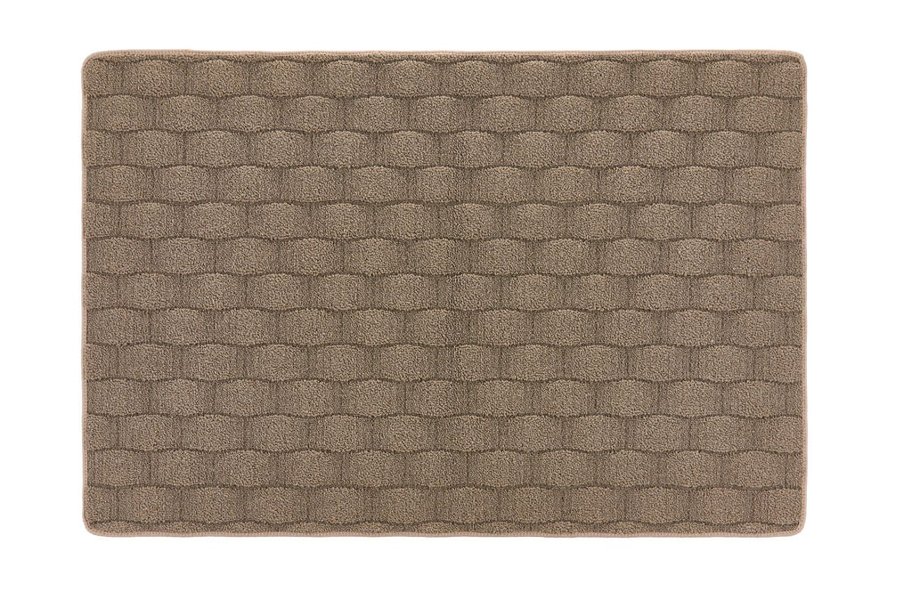 My Sculptured Collection - Textured - Basketweave- Mink -  Washable-  Phoenox Rugs
