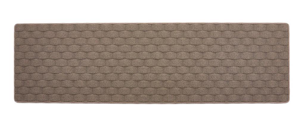 My Sculptured Collection - Textured - Basketweave- Mink -  Washable-  Phoenox Rugs