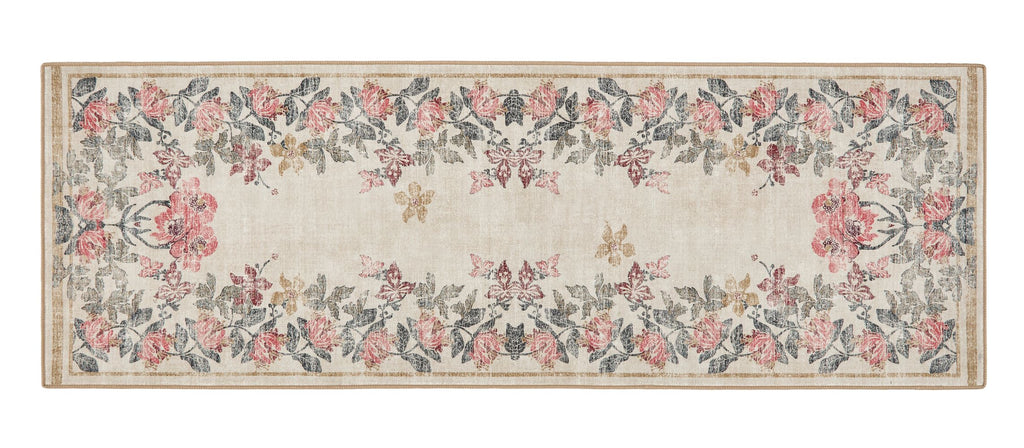 Botanical Border - British Botanicals - Washable - Hug Rug - Rugs