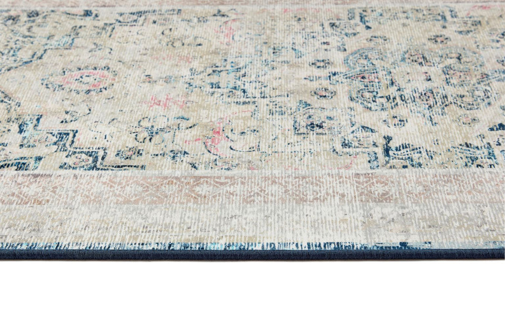 Classical Blue- Elegant Affair - Washable - Hug Rug - Pheonox Rugs