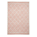 Coral Modern Geometric Orange H1058
