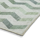 Coral Modern Geometric Green H1059