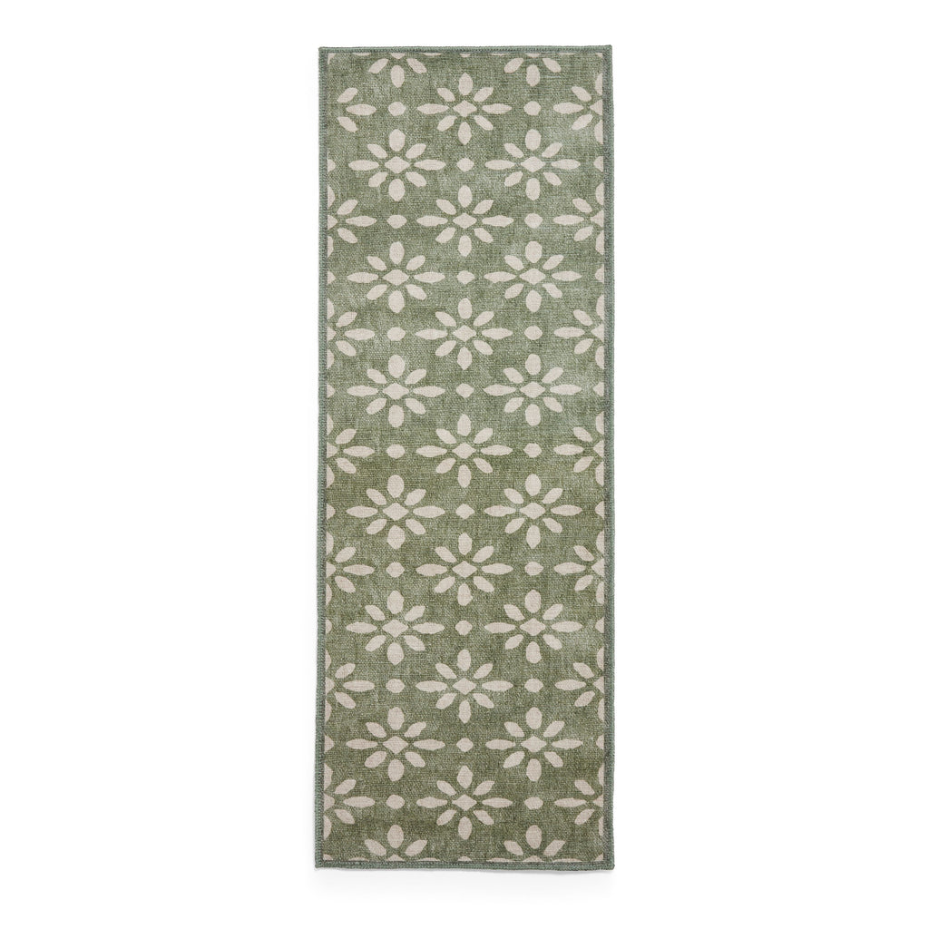 Coral Berber Green Runner H1062