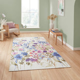 Countryside Floral - Purple -  Catherine Lansfield - Think Rugs