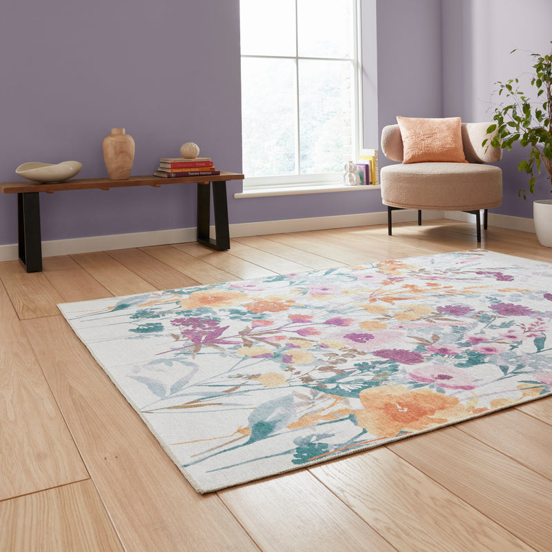 Countryside Floral - Yellow -  Catherine Lansfield - Think Rugs