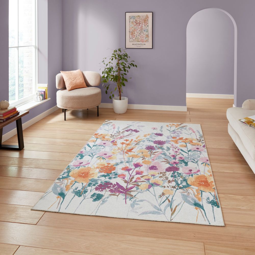 Countryside Floral - Yellow -  Catherine Lansfield - Think Rugs