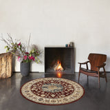 Da Vinci Rugs/Runners/Circles - 057 - 0559 1464 - Red- MC