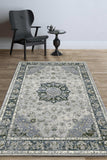 Da Vinci Rugs/Runners/Circles - 057 - 0559 9686 - Blue/Grey - MC