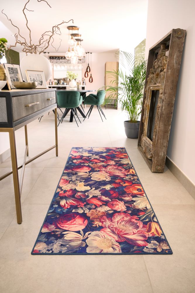 Dark Florals - Signature Collection - Washable - Hug Rug - Rugs