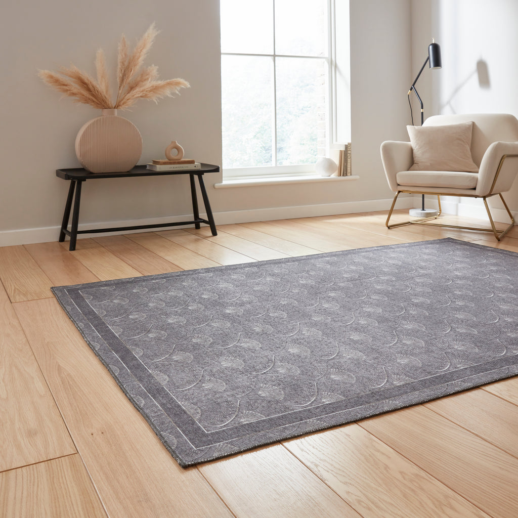 Art Deco Pearl - Grey -  Catherine Lansfield - Think Rugs