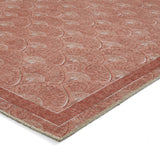 Art Deco Pearl - Terracotta-  Catherine Lansfield - Think Rugs