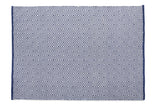 Hug Rug Woven- Diamond- Navy - Washable- Phoenox Rugs