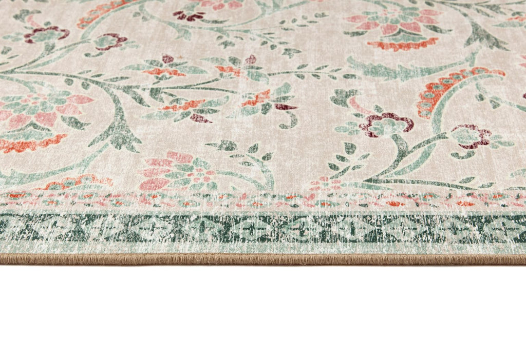 English Floral - British Botanicals - Washable - Hug Rug - Pheonox Rugs