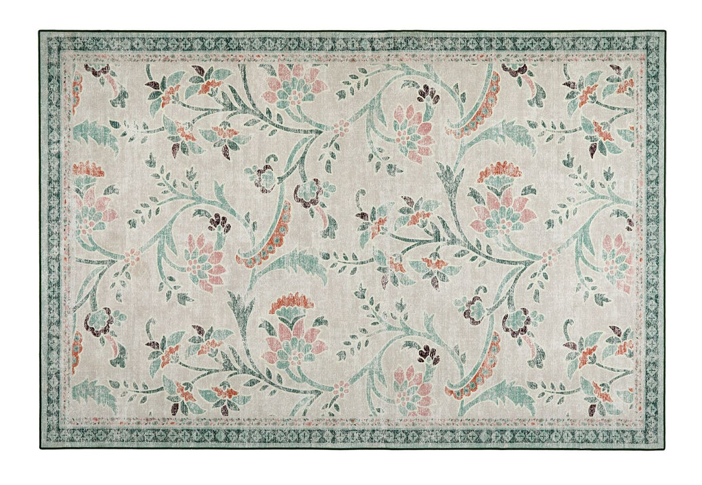 English Floral - British Botanicals - Washable - Hug Rug - Pheonox Rugs