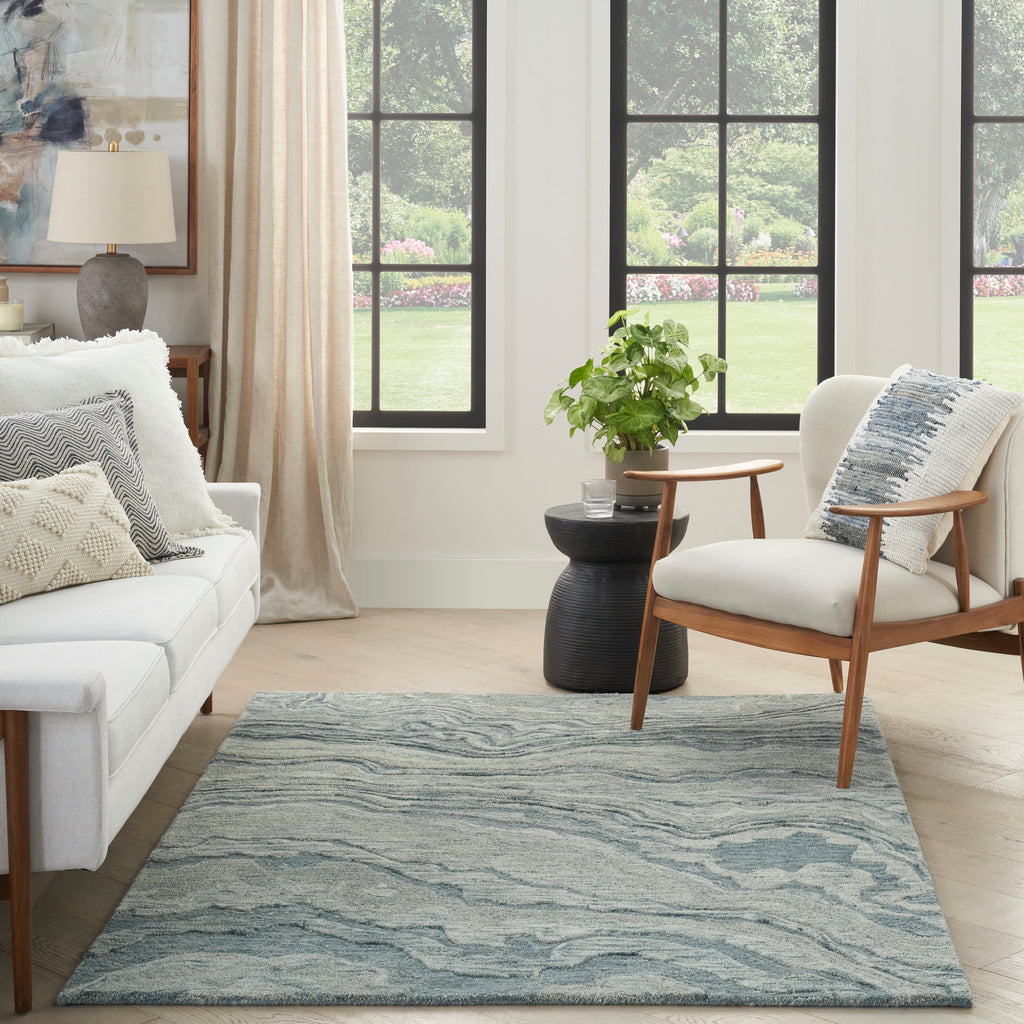 Graceful -  GRU01 -  Blue - Nourison