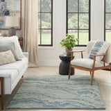 Graceful -  GRU01 -  Blue - Nourison