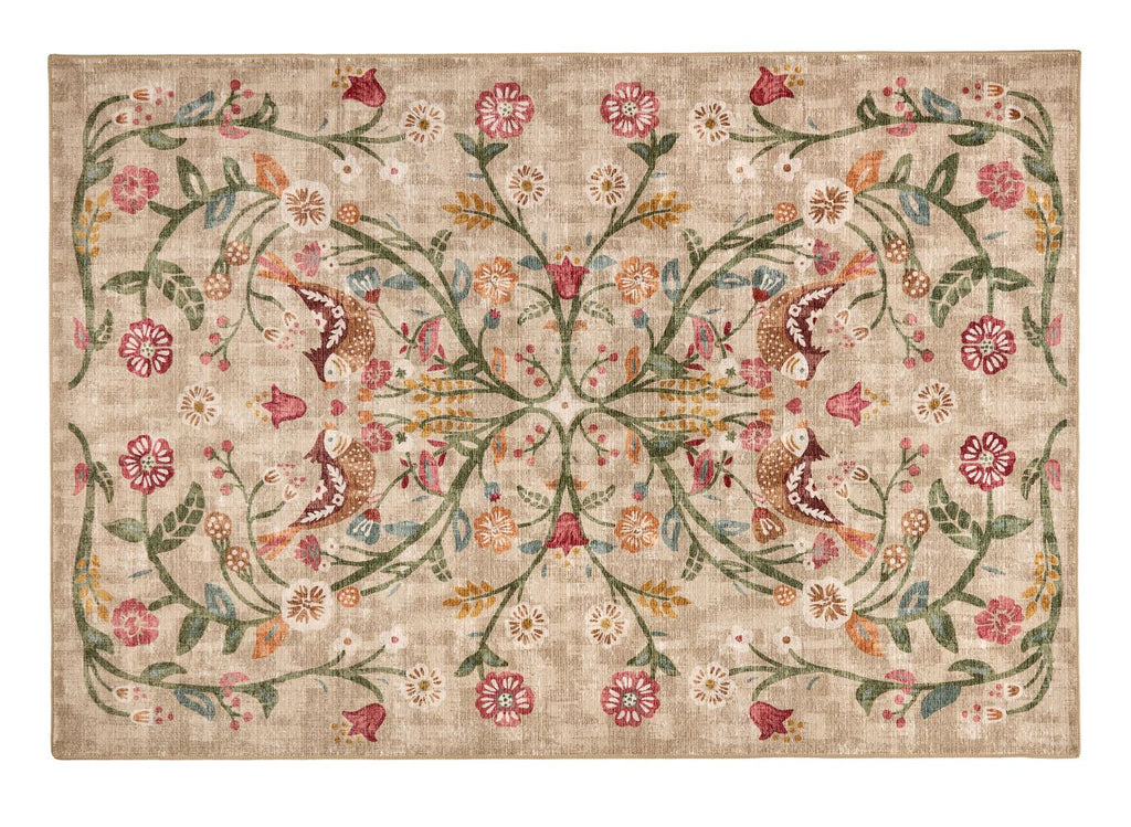Heritage Garden - British Botanicals - Washable - Hug Rug - Pheonox Rugs