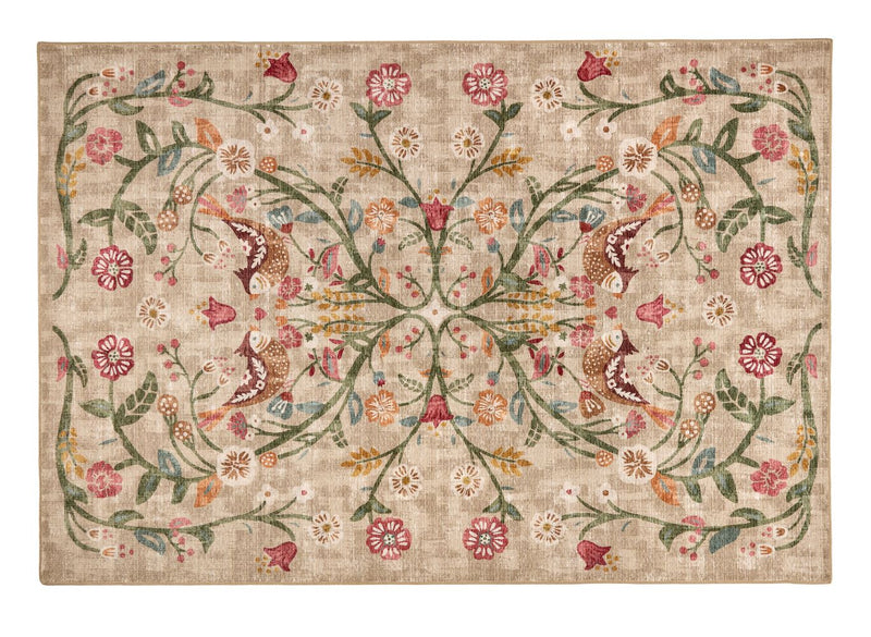 Heritage Garden - British Botanicals - Washable - Hug Rug - Pheonox Rugs