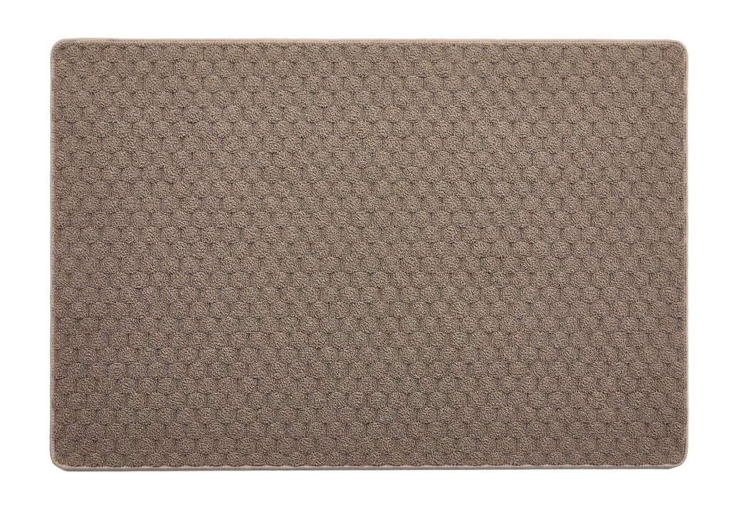 My Sculptured Collection - Textured - Honeycomb- Mink -  Washable-  Phoenox Rugs